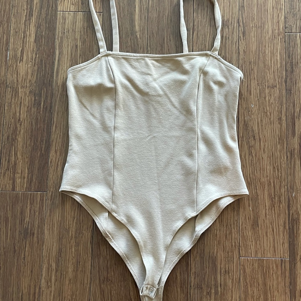 Tan forever 21 body suit